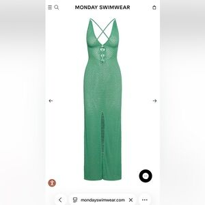 Monday Swimwear Green Coverup